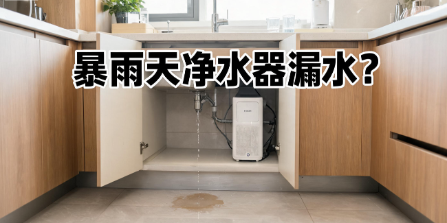 暴雨天净水器漏水？别慌，90%是这3个原因，金牌工程师教你自查