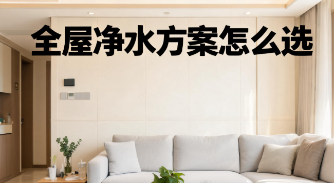 广州家庭全屋净水方案怎么选？拆了5大品牌，告诉你为什么只推荐它