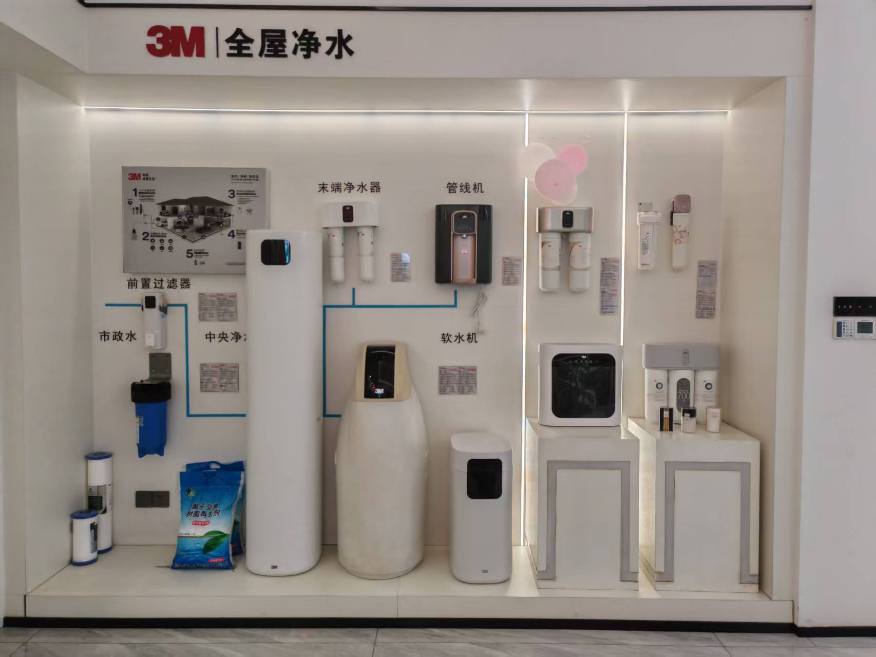 3M全屋净水-花都馨庭花园店店内实拍 3M全屋净水-花都馨庭花园店店内实拍